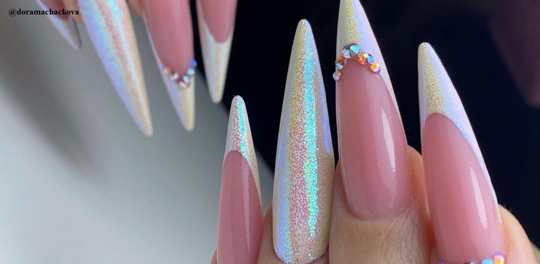 Try These Holiday French Manicure Designs To Slay Your Party Looks