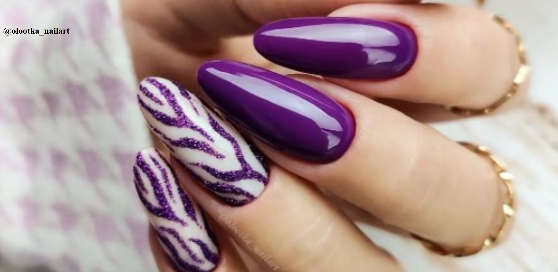 Forget Basic Purple Nails! Up Your Nail Game With These Purple Glam Nails