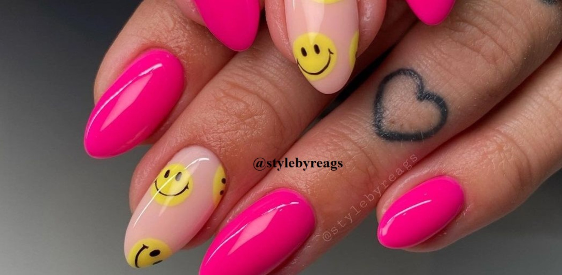 Smiley Face Nails Are The Breath-Taking Nail Trend Of The Year