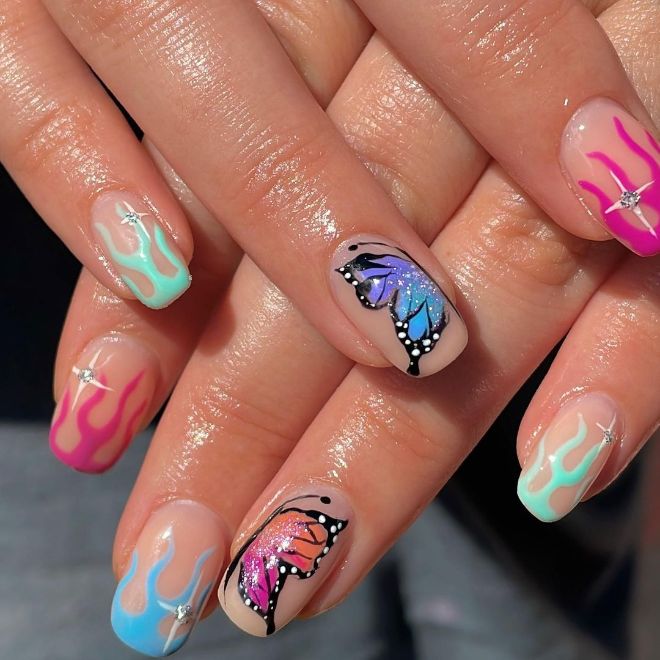 Butterfly Nails Are The Talk Of The Town RN