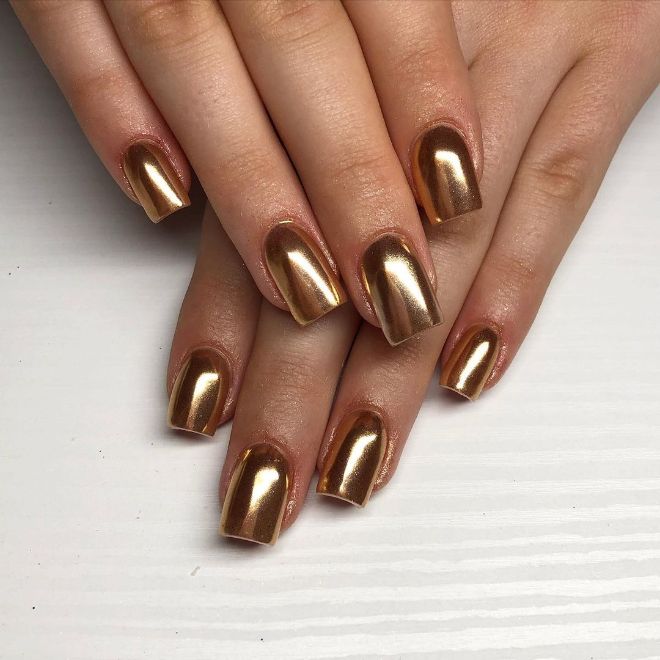 Chrome Nails Are The Best Way To Celebrate Your Special Connection With Autumn Season