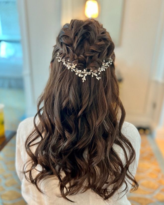This Pretty Wedding Hairstyle Trend Is Becoming A Thing