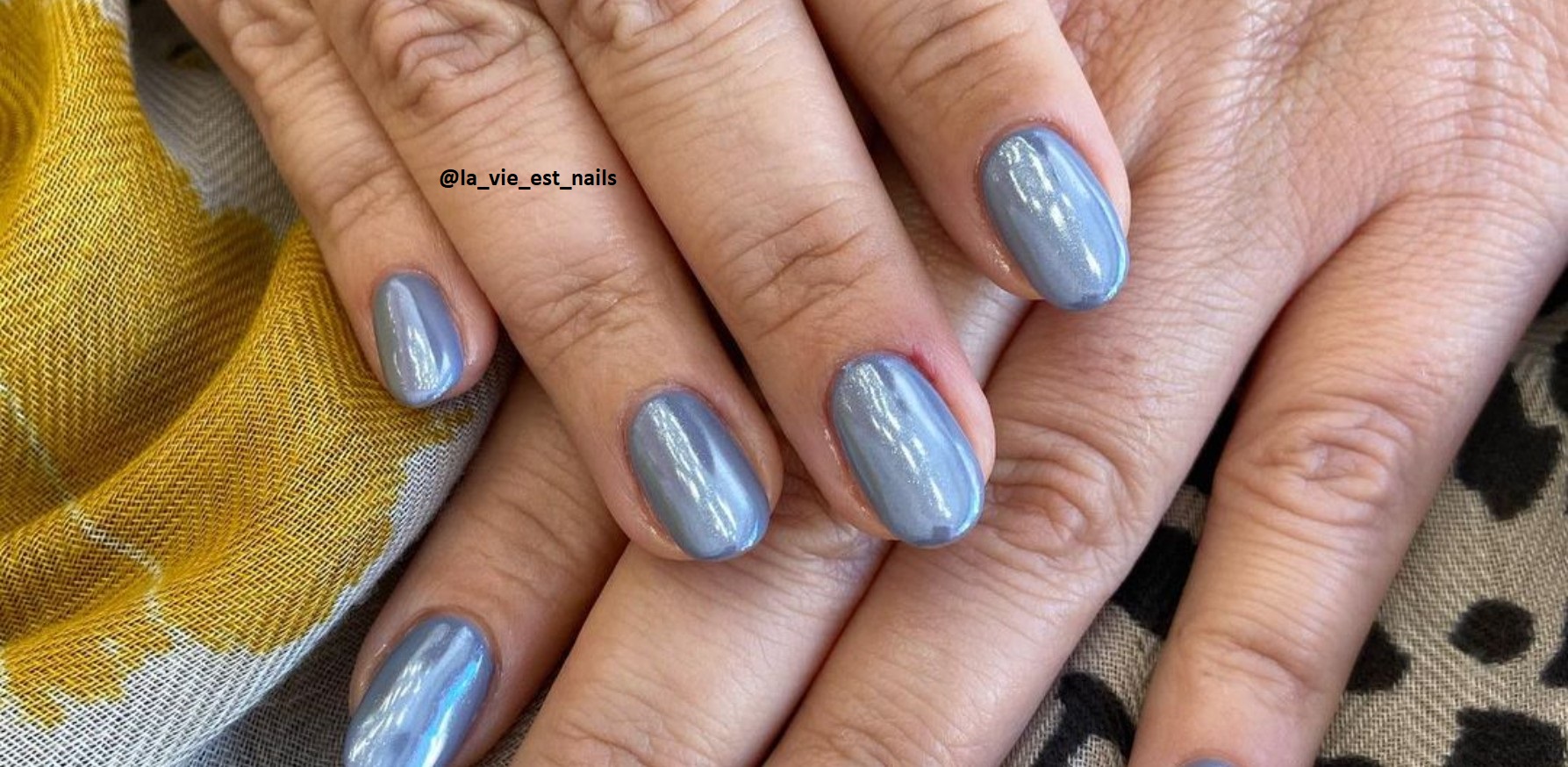 Welcome Winter Season By Wearing These Ice Blue Nails