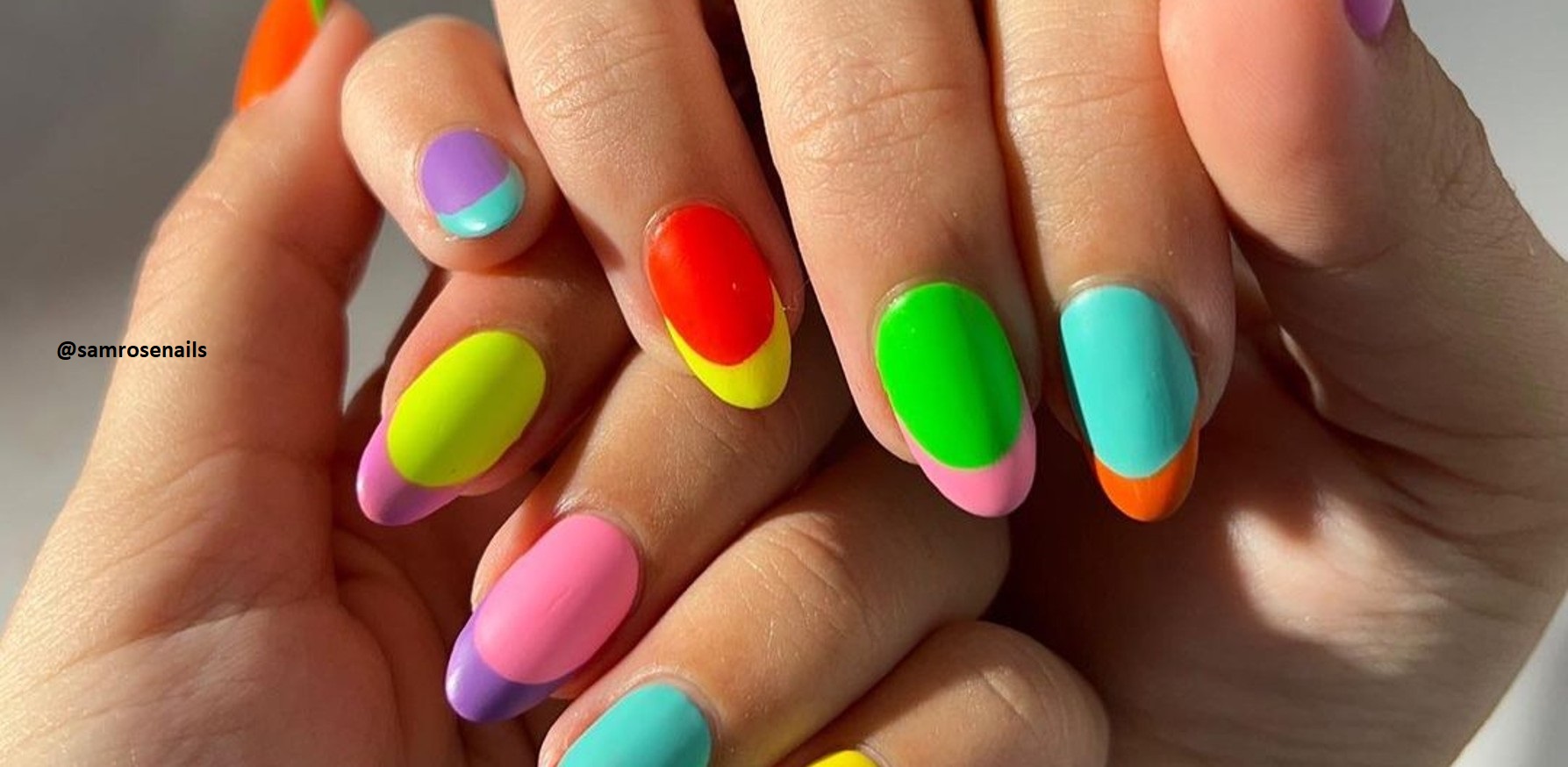 Colorful and Bold Neon Nail Ideas for the Trendsetters