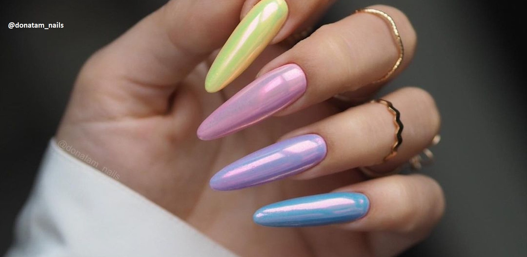 Slay Like Selena with Rainbow Nails that Will Steal the Show
